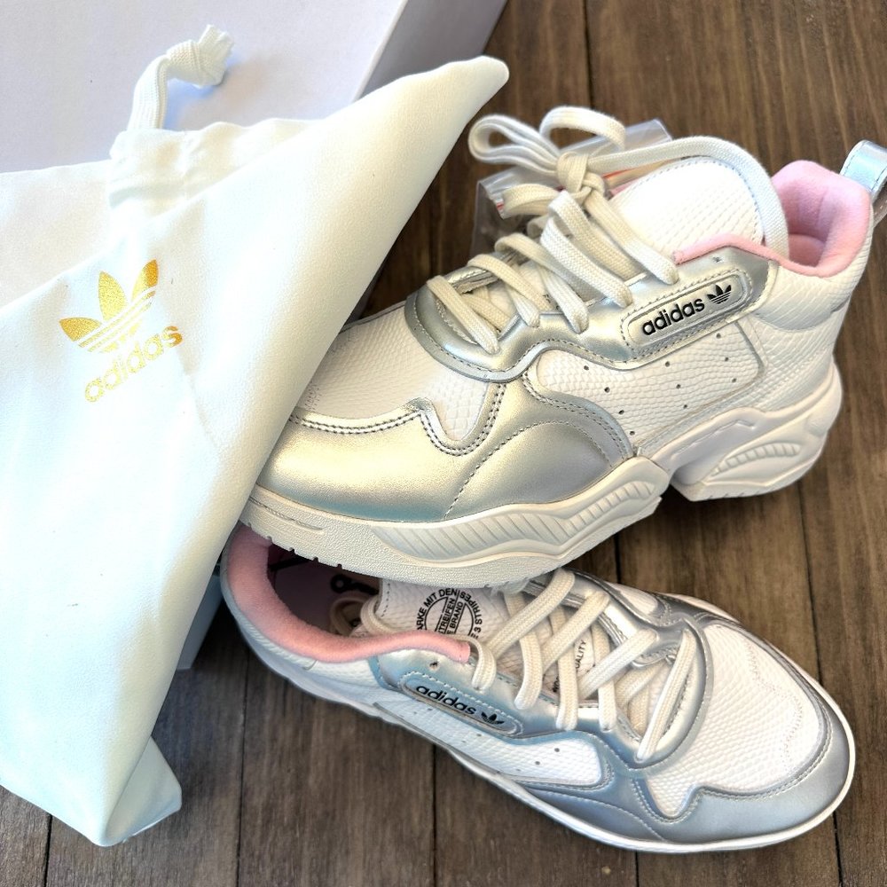 Adidas Originals NEW Supercourt RX FV3671 Pink/White Crystal Sneakers Wo…
